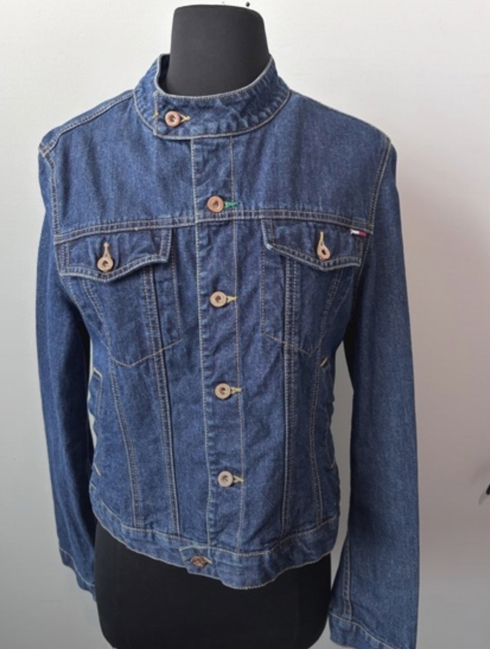 Tommy Jeans Moto-Inspired Denim Jacket